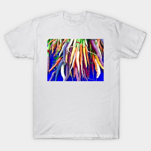 Colorful Carrots T-Shirt by ephotocard